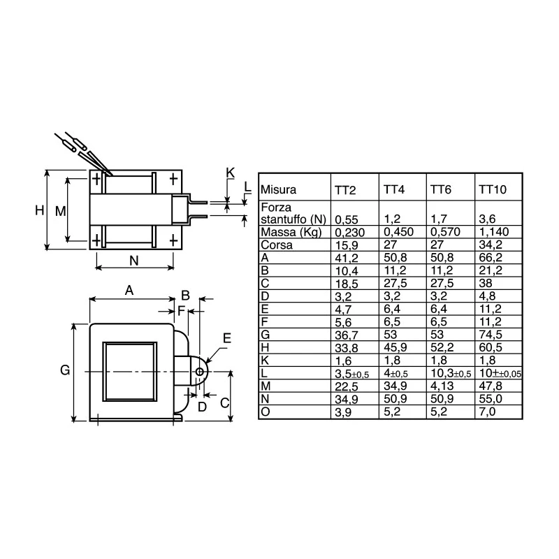 Mechetronics High Performance Pull Type Linear Solenoid 240V AC 9W 41.2x33.8x36.7 mm SD116A99P3