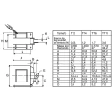 Mechetronics High Performance Pull Type Linear Solenoid 240V AC 9W 41.2x33.8x36.7 mm SD116A99P3