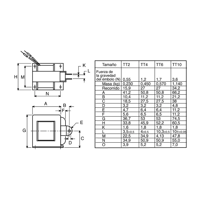 Mechetronics High Performance Pull Type Linear Solenoid 240V AC 9W 41.2x33.8x36.7 mm SD116A99P3