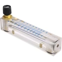 Key Instruments Series Variable Area Flow Meter for Gas, 1/4 in NPT Female Connection, Acrylic Housing, 14L/min to FR4500