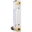 Key Instruments Series Variable Area Flow Meter for Gas, 1/4 in NPT Female Connection, Acrylic Housing, 14L/min to FR4500