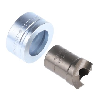 Greenlee Hydraulic 1 Piece Punch & Die Set Circular Hole Size 22.5 mm Cutting Capacity 3.5 mm 50069551