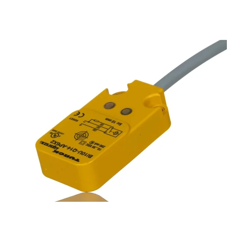 Turck Block Inductive Proximity Sensor PNP Q14 30V 200mA 10 mm Detection Range BI10U-Q14-AP6X2