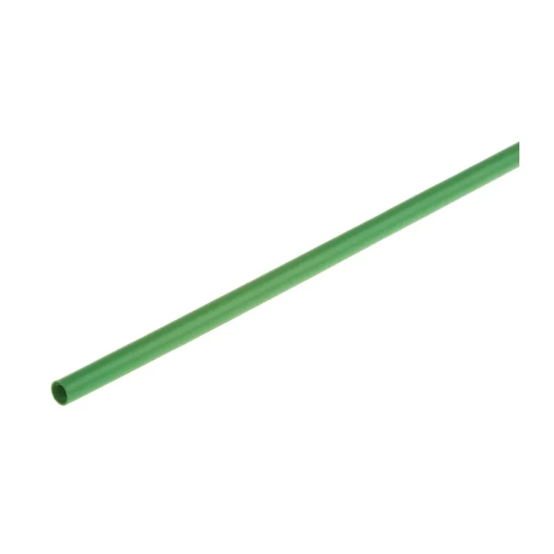 TE Connectivity Heat Shrink Tubing Green 2.4 mm Sleeve Diameter x 1.2 m Length Polyolefin Flame Retardant RNF-100-3/32-5-STK