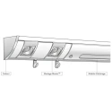 Planet-Wattohm Polyvinyl Chloride Cable Trunking Accessory Keva 45 mm 12239