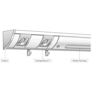 Planet-Wattohm Polyvinyl Chloride Cable Trunking Accessory Keva 45 mm 12239
