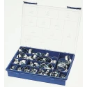 HI-GRIP 135 Piece Stainless Steel Zinc Plated Hose Clip Kit HGZAB1RS