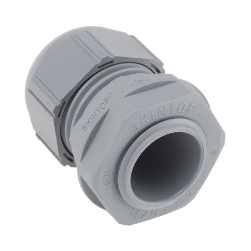 Lapp SKINTOP Series 100 Polyamide Cable Gland with Locknut M20 Thread Size 13mm Cable Diameter 53111020+53119020