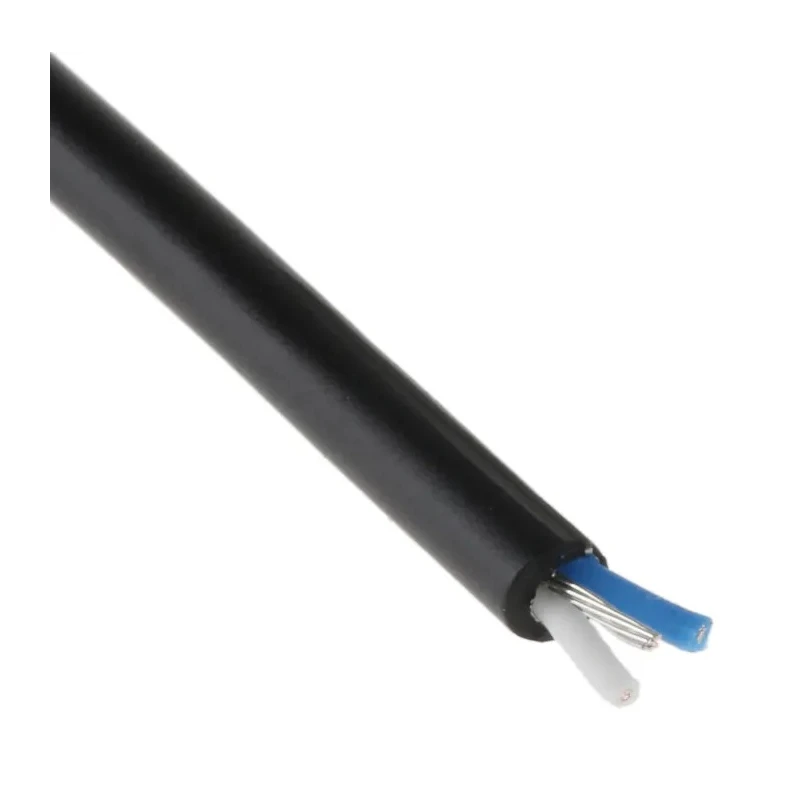 Van Damme Audio Cable Classic 1 Pair Series 2 Core, 0.2 mm CSA Screened, 3.5 mm OD, 100 m, Black 268-001-000