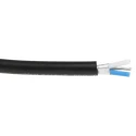 Van Damme Audio Cable Classic 1 Pair Series 2 Core, 0.2 mm CSA Screened, 3.5 mm OD, 100 m, Black 268-001-000