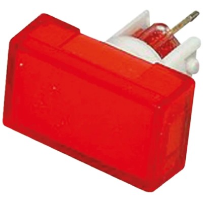 Omron Red Rectangular Push Button Lens for Use with A3D Series A3DJ-500R