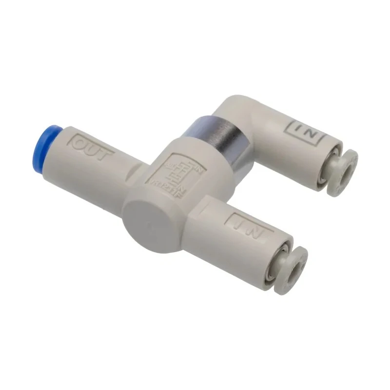SMC Pneumatic Shuttle Valve VM Series 120 L/min AND Logic Function, 1 Mpa Max Operating Pressure VR1211F-04