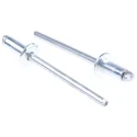 POP Steel Blind Rivet 4 mm Diameter, 8.5 mm Length, Plain Finish TSPD56BS-5C375