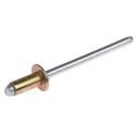 POP Steel Blind Rivet 4 mm Diameter, 8.5 mm Length, Plain Finish TSPD56BS-5C375