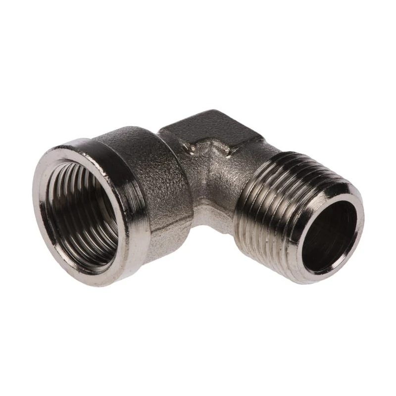 Legris 0913 Series Pneumatic Fitting Female G 3/8 in, Brass Nickel Finish, Maximum Operating Pressure 60 bar 0913 00 17