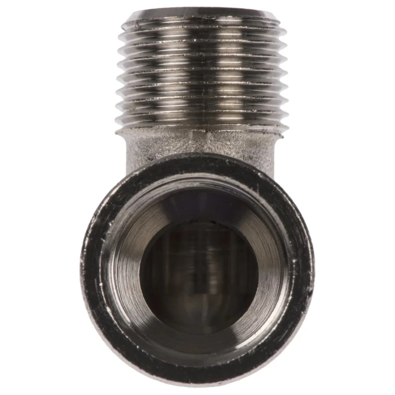 Legris 0913 Series Pneumatic Fitting Female G 3/8 in, Brass Nickel Finish, Maximum Operating Pressure 60 bar 0913 00 17