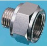 Legris LF3000 Series Male/Female Pneumatic Brass Fitting Threaded G 1/2 in 60 bar Operating Pressure Model 0906 00 21