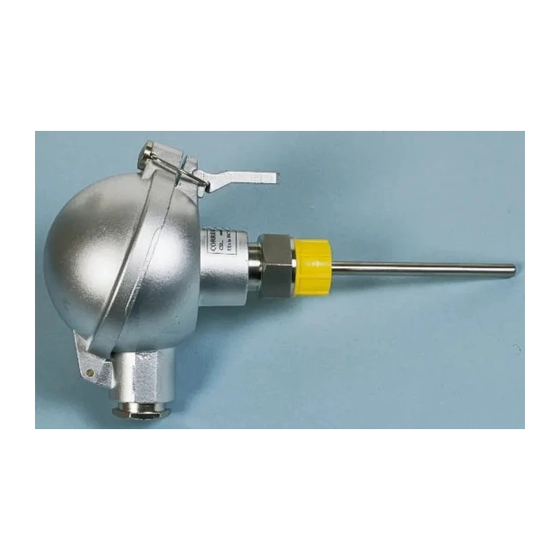 Correge PT100 RTD Sensor 6 mm Diameter, 100 mm Length, 6 Wire, Class A Accuracy, ATEX Certified, Max 500°C PT100