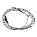 Correge PT100 RTD Sensor 6 mm Diameter, 50 mm Length, 3 Wire, Class A Accuracy, Thermoplastic Polyamide Probe, 2m Cable 