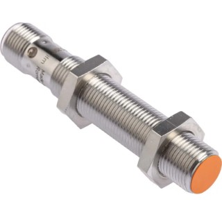 ifm electronic Threaded Barrel Inductive Proximity Sensor M12 x 1, PNP/NPN Output, 3V Supply, 4 mm Detection IFS208