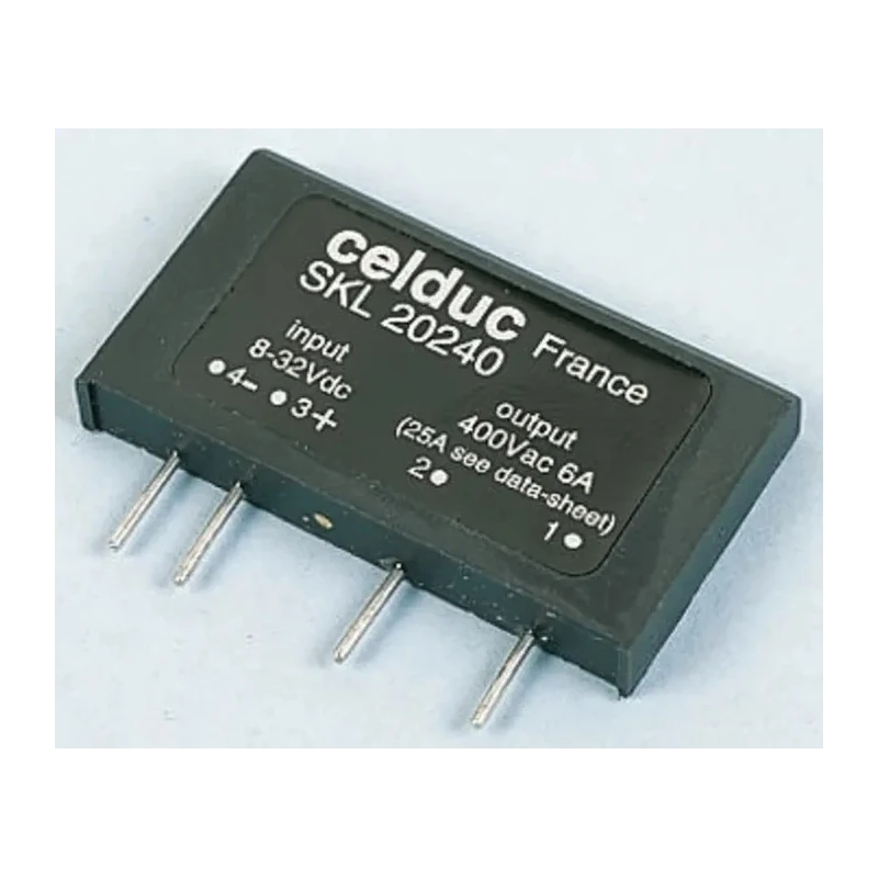 Celduc Solid State Relay 25A Load PCB Mount 400V Load 32V Control SKL20240