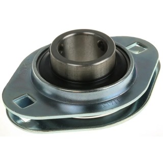 SKF Flanged Bearing Unit Pressed Steel Housing 25 mm Bore Diameter 7.8 kN Static Load 14 kN Dynamic Load 7000 rpm PFT 25 TF
