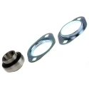 SKF Flanged Bearing Unit Pressed Steel Housing 25 mm Bore Diameter 7.8 kN Static Load 14 kN Dynamic Load 7000 rpm PFT 25 TF