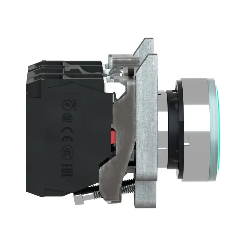 Schneider Electric Harmony XB4 Series Illuminated Green Push Button Switch, Spring Return, Panel Mount, 22 mm XB4BW3365
