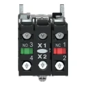 Schneider Electric Harmony XB4 Series Illuminated Green Push Button Switch, Spring Return, Panel Mount, 22 mm XB4BW3365