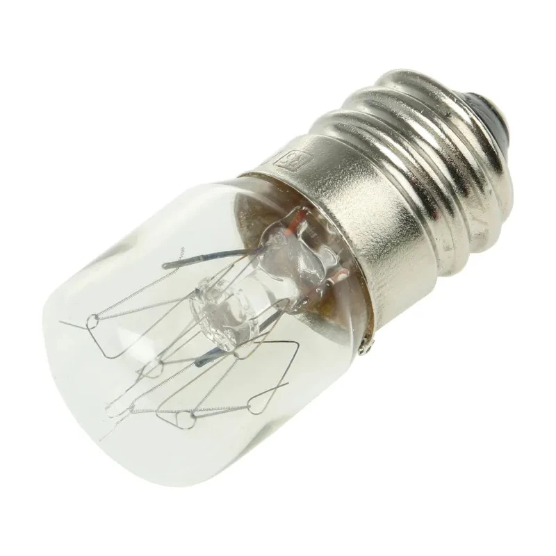 RS PRO E14 Indicator Light Clear 220V 260V 38mA 10W T16 Lamp Designation 3000h Lifespan 16mm Diameter 35mm Length 360-7430