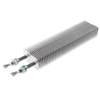 Acim Jouanin 200 °C Finned Tubular Heater, 1 kW Power, 230V AC, M4 Threaded Rod Connection RA 4080 1000