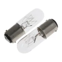 RS PRO Indicator Light Clear BA15D Base 220V-260V 10W 27mA 3000h BA15D