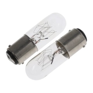 RS PRO Indicator Light Clear BA15D Base 220V-260V 10W 27mA 3000h BA15D