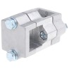 Rose+Krieger M5 Cross Clamp Connecting Component, Die Cast Aluminium, Strut Profile 30 mm, Round Tube Size 30.2 103000050200