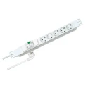 Kopp Extension Socket 5 Sockets Type F German Schuko Aluminium Alloy Jacket 2m Lead 16A 250V ac 9385.0401.2
