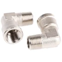 Legris Pneumatic Fitting Elbow Adaptor Male BSPT to Female BSP Nickel-Plated Brass 1/8 in 0913 00 10