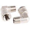 Legris Pneumatic Fitting Elbow Adaptor Male BSPT to Female BSP Nickel-Plated Brass 1/8 in 0913 00 10
