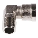 Legris Pneumatic Fitting Elbow Adaptor Male BSPT to Female BSP Nickel-Plated Brass 1/8 in 0913 00 10