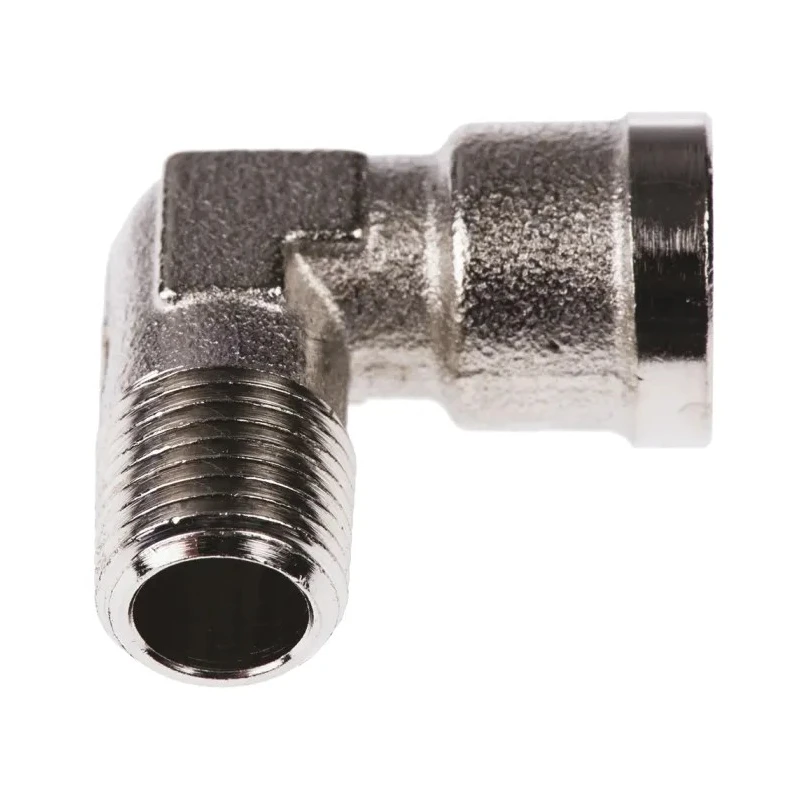 Legris Pneumatic Fitting Elbow Adaptor Male BSPT to Female BSP Nickel-Plated Brass 1/8 in 0913 00 10