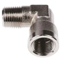 Legris Pneumatic Fitting Elbow Adaptor Male BSPT to Female BSP Nickel-Plated Brass 1/8 in 0913 00 10