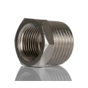 Legris LF3000 Series Pneumatic Fitting Male/Female Brass Threaded Connection R 1/2 Male to G 3/8 Female Nickel 0904 17 21