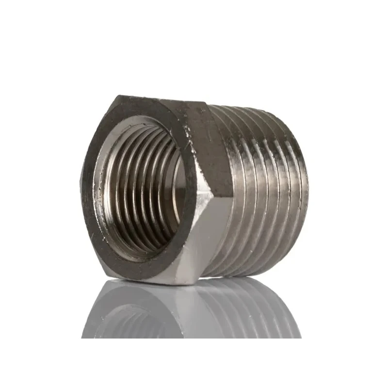 Legris LF3000 Series Pneumatic Fitting Male/Female Brass Threaded Connection R 1/2 Male to G 3/8 Female Nickel 0904 17 21