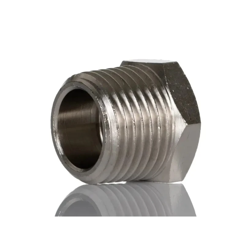 Legris LF3000 Series Pneumatic Fitting Male/Female Brass Threaded Connection R 1/2 Male to G 3/8 Female Nickel 0904 17 21