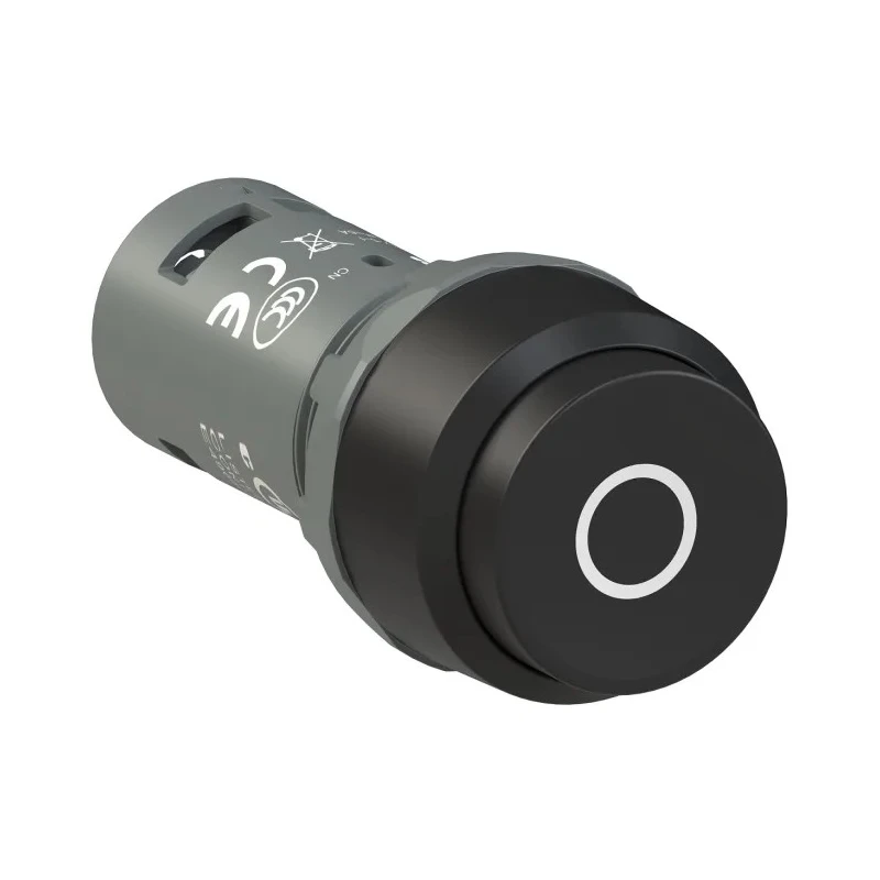 ABB Compact Series Push Button Switch Momentary Panel Mount 22 mm Cutout SPST IP69K 250 V 2A 1SFA619132R1046 CP33-10B-01