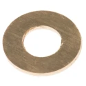 RS PRO Brass Plain Washers M3 DIN 125A 0.50mm Thickness 24mm External Diameter 3.20mm Inside Diameter 483-2592