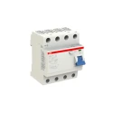 ABB Residual Current Circuit Breaker 63A 4-Pole 300 mA Type A 0.3A 400V AC F200 Series 2CSF204101R3630 - F204A-63/0.3