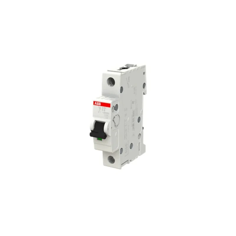 ABB Miniature Circuit Breaker 1-Pole 6A Type C 253V AC 72V DC Thermal Tripping 2CDS251001R0064 S201-C6