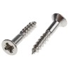 RS PRO Pozidriv Countersunk Stainless Steel Wood Screw Plain Metric Thread 20mm Length 483-3090