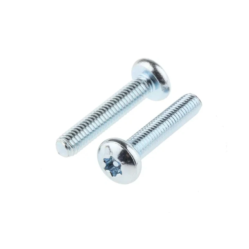 RS PRO Bright Zinc Steel Pan Tamper Proof Security Screw M5 x 25mm 482-8379