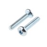 RS PRO Bright Zinc Steel Pan Tamper Proof Security Screw M5 x 25mm 482-8379